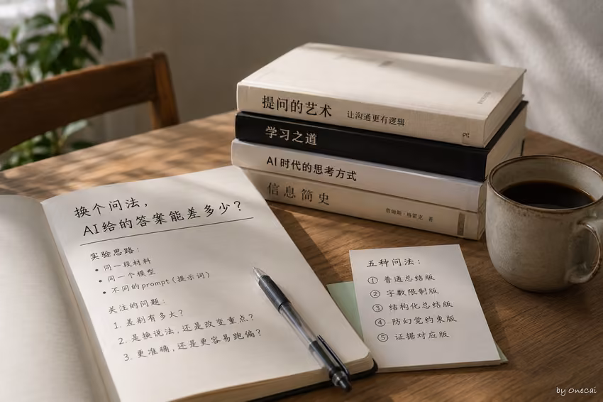 换种问法，AI给的答案能差多少？